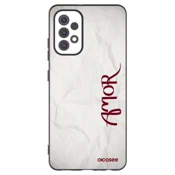 Picasee silikónový čierny obal pre Samsung Galaxy A32 5G A326B - Amor