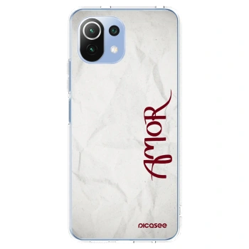 Picasee silikónový prehľadný obal pre Xiaomi Mi 11 Lite - Amor