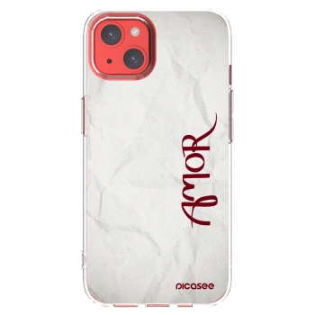 Picasee silikónový prehľadný obal pre Apple iPhone 13 - Amor