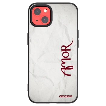 Picasee silikónový čierny obal pre Apple iPhone 13 - Amor