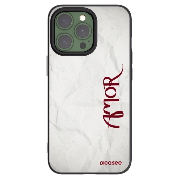 Picasee silikónový čierny obal pre Apple iPhone 13 Pro - Amor