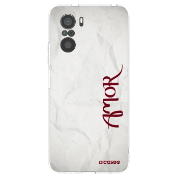 Picasee silikónový prehľadný obal pre Xiaomi Poco F3 - Amor