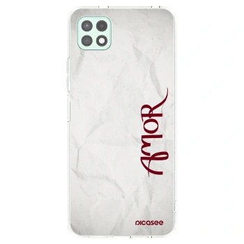 Picasee silikónový prehľadný obal pre Samsung Galaxy A22 A226B 5G - Amor