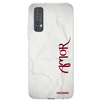 Picasee silikónový prehľadný obal pre Realme 7 - Amor