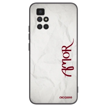 Picasee silikónový čierny obal pre Xiaomi Redmi 10 - Amor