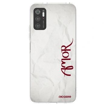 Picasee silikónový prehľadný obal pre Xiaomi Poco M3 Pro 5G - Amor