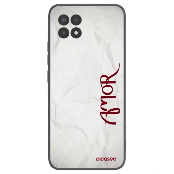 Picasee silikónový čierny obal pre Realme 8i - Amor