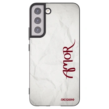 Picasee silikónový čierny obal pre Samsung Galaxy S22+ 5G - Amor