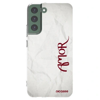 Picasee silikónový prehľadný obal pre Samsung Galaxy S22+ 5G - Amor