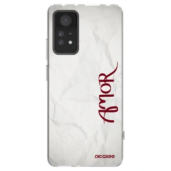 Picasee silikónový prehľadný obal pre Xiaomi Redmi Note 11 Pro - Amor