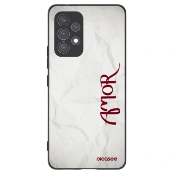 Picasee silikónový čierny obal pre Samsung Galaxy A53 5G A536 - Amor