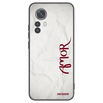 Picasee silikónový čierny obal pre Xiaomi 12 Pro - Amor