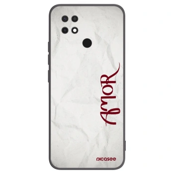 Picasee silikónový čierny obal pre Xiaomi Redmi 10C - Amor