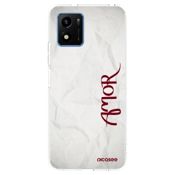 Picasee silikónový prehľadný obal pre Vivo Y01 - Amor