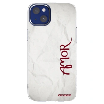 Picasee silikónový prehľadný obal pre Apple iPhone 14 Plus - Amor
