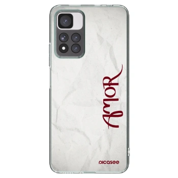 Picasee silikónový prehľadný obal pre Xiaomi Redmi Note 11 Pro+ 5G - Amor