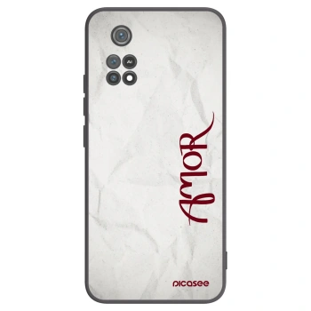 Picasee silikónový čierny obal pre Xiaomi Poco M4 Pro - Amor