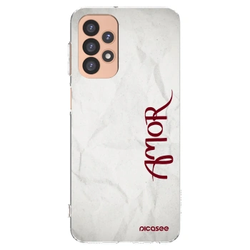 Picasee silikónový prehľadný obal pre Samsung Galaxy A23 A236B 5G - Amor