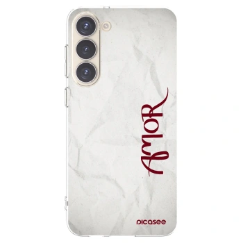 Picasee silikónový prehľadný obal pre Samsung Galaxy S23+ 5G - Amor