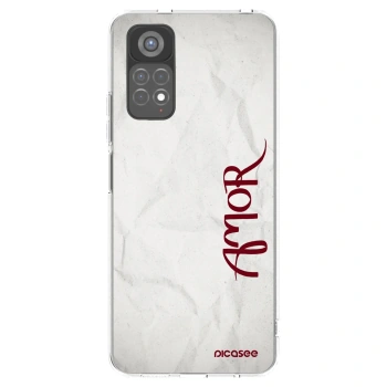 Picasee silikónový prehľadný obal pre Xiaomi Redmi Note 11S 5G - Amor