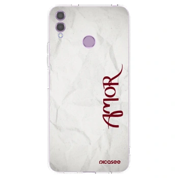 Picasee silikónový prehľadný obal pre Honor 8X - Amor