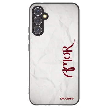 Picasee silikónový čierny obal pre Samsung Galaxy A34 5G A346B - Amor