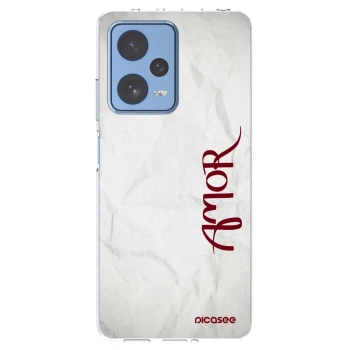 Picasee silikónový prehľadný obal pre Xiaomi Redmi Note 12 Pro 5G - Amor