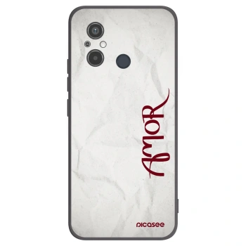 Picasee silikónový čierny obal pre Xiaomi Redmi 12C - Amor