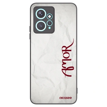 Picasee silikónový čierny obal pre Xiaomi Redmi Note 12 4G - Amor