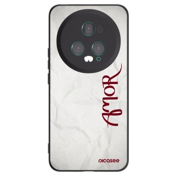 Picasee silikónový čierny obal pre Honor Magic5 Pro - Amor