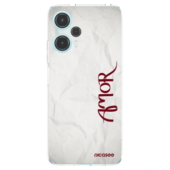 Picasee silikónový prehľadný obal pre Xiaomi Poco F5 - Amor