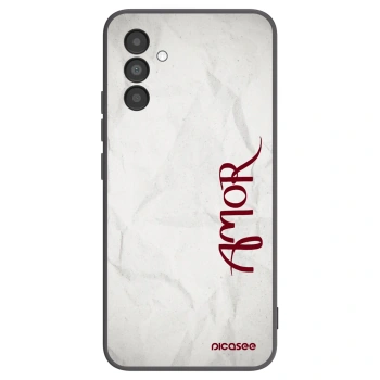 Picasee silikónový čierny obal pre Samsung Galaxy A04s A047F - Amor