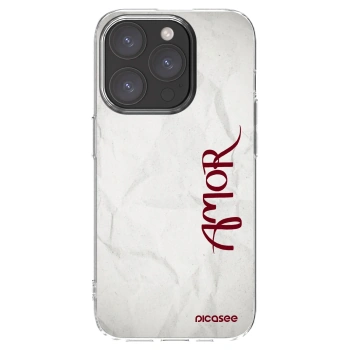 Picasee silikónový prehľadný obal pre Apple iPhone 15 Pro - Amor