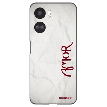 Picasee silikónový čierny obal pre Honor 90 Lite 5G - Amor