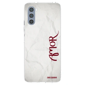 Picasee silikónový prehľadný obal pre Motorola Moto G62 - Amor