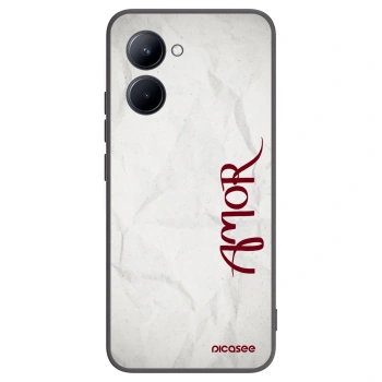 Picasee silikónový čierny obal pre Realme C33 (2023) - Amor