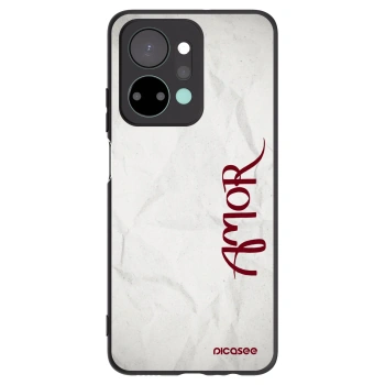 Picasee silikónový čierny obal pre Honor X7a - Amor
