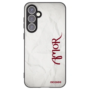 Picasee silikónový čierny obal pre Samsung Galaxy S23 FE S711B - Amor
