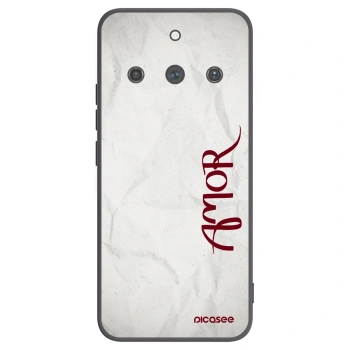 Picasee silikónový čierny obal pre Realme 11 Pro+ - Amor