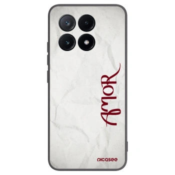 Picasee silikónový čierny obal pre Xiaomi Poco X6 Pro - Amor