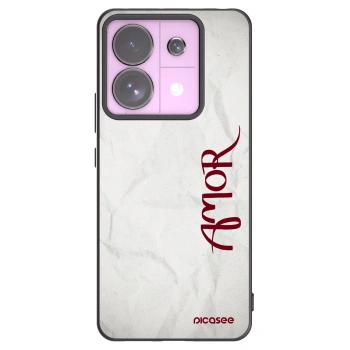 Picasee silikónový čierny obal pre Xiaomi Redmi Note 13 Pro 5G - Amor