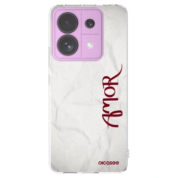 Picasee silikónový prehľadný obal pre Xiaomi Redmi Note 13 Pro 5G - Amor