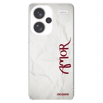 Picasee silikónový prehľadný obal pre Xiaomi Redmi Note 13 Pro+ 5G - Amor