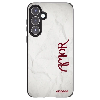 Picasee silikónový čierny obal pre Samsung Galaxy A55 5G A556B - Amor