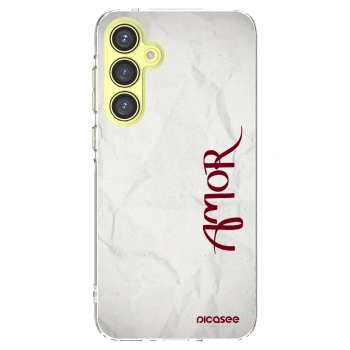 Picasee silikónový prehľadný obal pre Samsung Galaxy A35 5G A356B - Amor