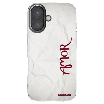 Picasee silikónový prehľadný obal pre Apple iPhone 16 - Amor