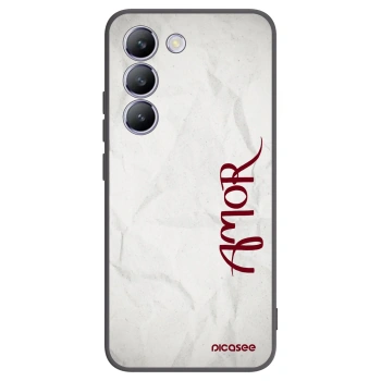 Picasee silikónový čierny obal pre Vivo V40 SE 5G - Amor