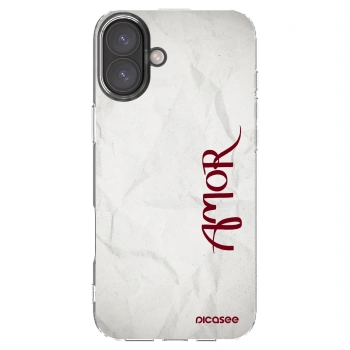 Picasee silikónový prehľadný obal pre Apple iPhone 16 Plus - Amor