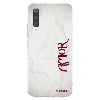 Picasee silikónový prehľadný obal pre Xiaomi Mi 9 - Amor
