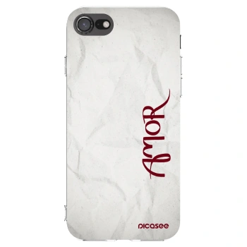Picasee silikónový prehľadný obal pre Apple iPhone 7 - Amor